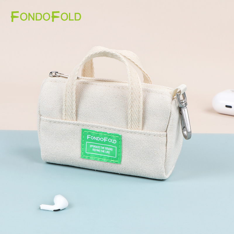 Recycled Cotton Mini Duffel Bag